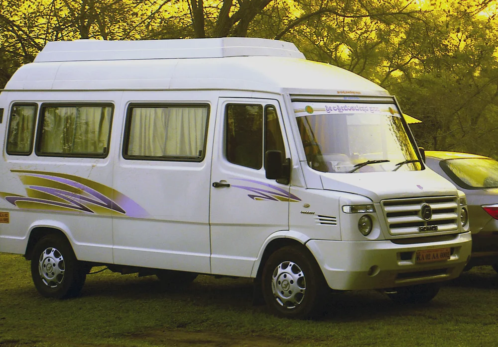Tempo Traveller vehicle photograph